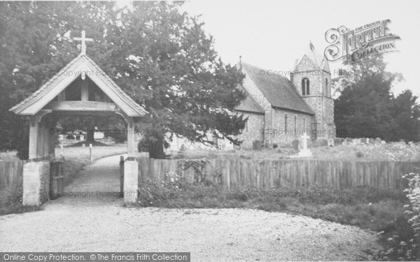 Photo of Newnham, St Nicholas Church And Lych Gate c.1955