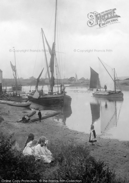 Photo of Newport, Boats On The Medina 1913