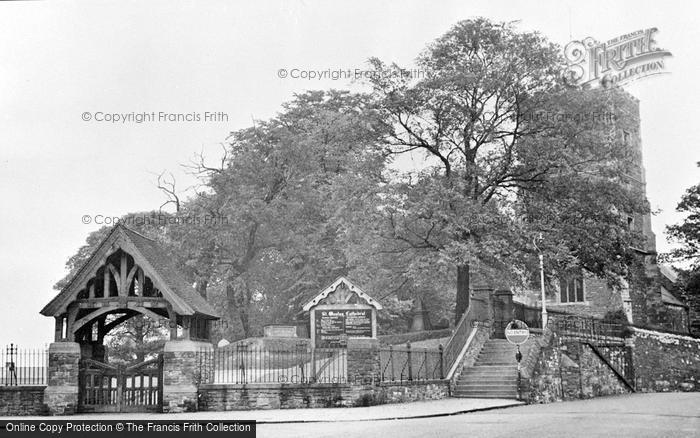 Photo of Newport, Cathedral Of St Woolos c.1955
