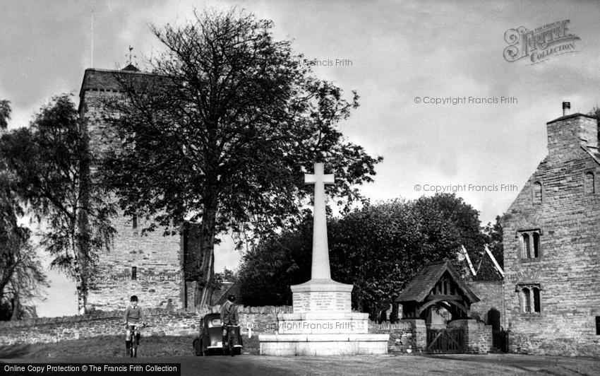Newport, Christchurch, Church House and War Memorial c1955