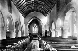 Church Of St Woolos, Interior 1893, Newport