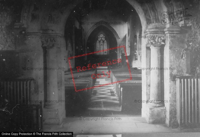 Photo of Newport, Church Of St Woolos, Interior 1925
