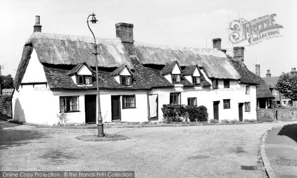 Photo of Newport, Church Street Cottages c.1960