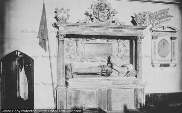 Photo of Newport, Church, Tomb Of Sir Edward De Horsey 1908