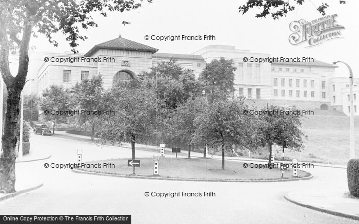 Photo of Newport, Civic Centre c.1955