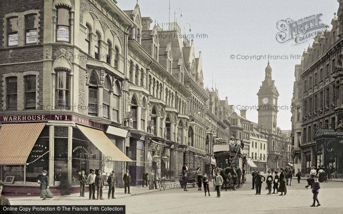 Photo of Newport, Commercial Street c.1899