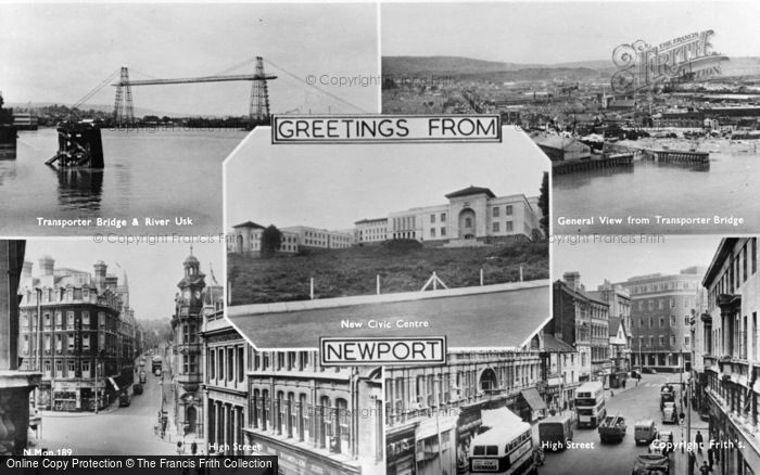 Photo of Newport, Composite c.1955