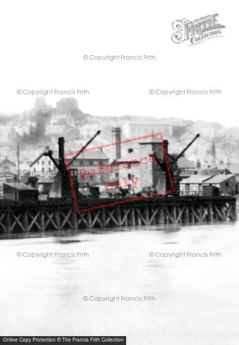 Photo of Newport, Cranes On Town Reach 1893