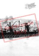 Cranes On Town Reach 1893, Newport
