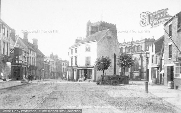 Photo of Newport, High Street And Church 1902