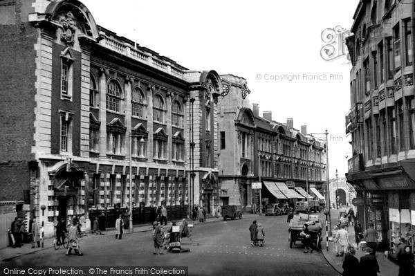 Photo of Newport, High Street And General Post Office c.1950
