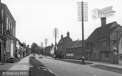 High Street And Monks Barn c.1955, Newport