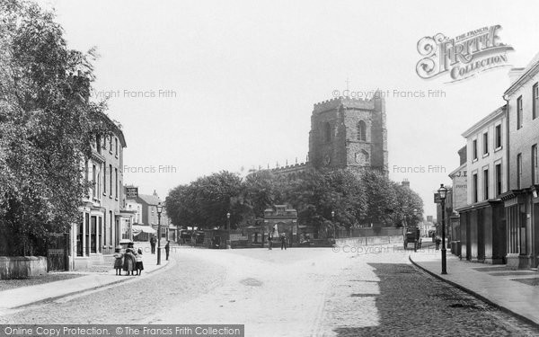 Photo of Newport, High Street And St Nicholas's Church 1898