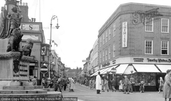 Photo of Newport, High Street c.1955