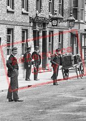 Men And Boys In High Street 1892, Newport