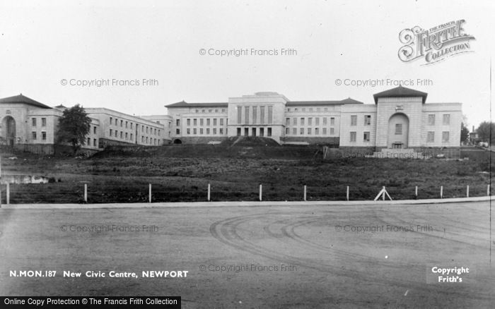 Photo of Newport, New Civic Centre c.1950