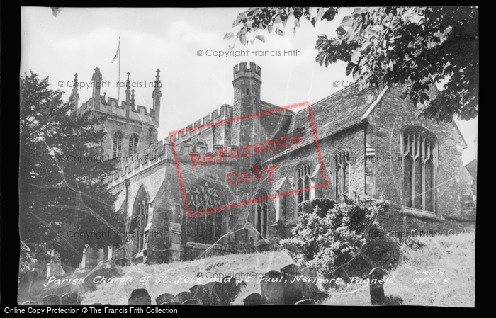 Photo of Newport Pagnell, Church Of St Peter And St Paul c.1955