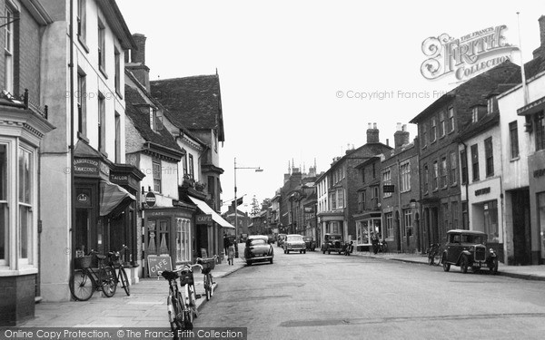 Photo of Newport Pagnell, High Street 1956