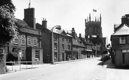 High Street And Church Of St Peter And St Paul 1950, Newport Pagnell