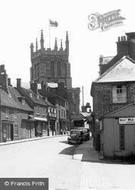 High Street And Church Of St Peter And St Paul 1950, Newport Pagnell