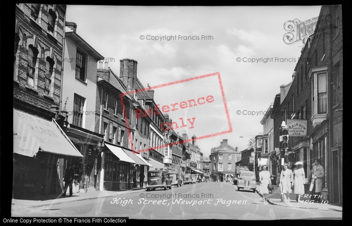 Photo of Newport Pagnell, High Street c.1950