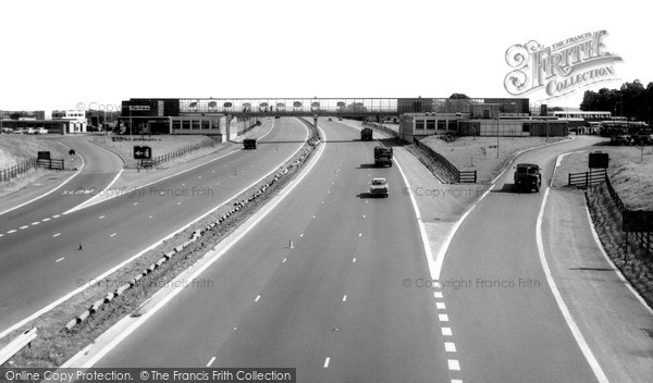 Photo of Newport Pagnell, The M1 Motorway 1962