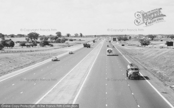 Photo of Newport Pagnell, The Traffic On M1 Motorway c.1960