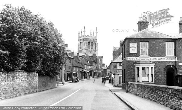 Photo of Newport Pagnell, View From The Bridge 1952