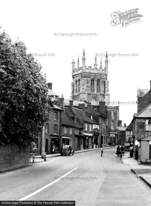 Photo of Newport Pagnell, View From The Bridge 1952