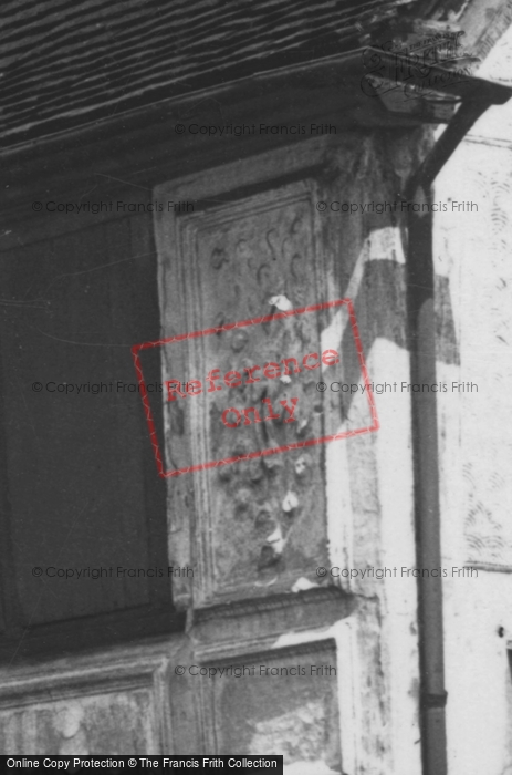 Photo of Newport, Pargetting 1932