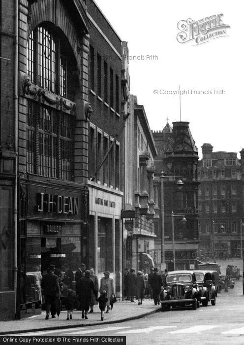 Photo of Newport, Shopping On High Street 1956