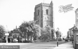St Nicholas Church c.1955, Newport