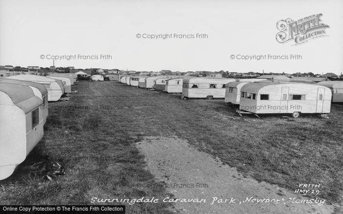 Photo of Newport, Sunningdale Caravan Park c.1955
