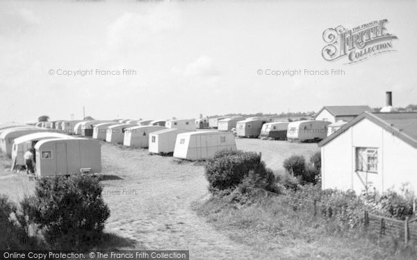 Photo of Newport, Sunningdale Caravan Park c.1955