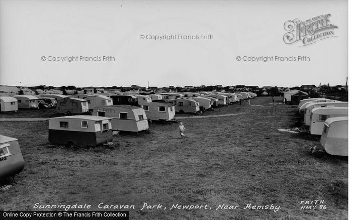 Photo of Newport, Sunningdale Caravan Park c.1960