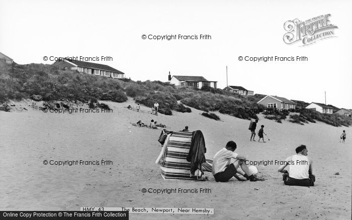 Photo of Newport, The Beach c.1955