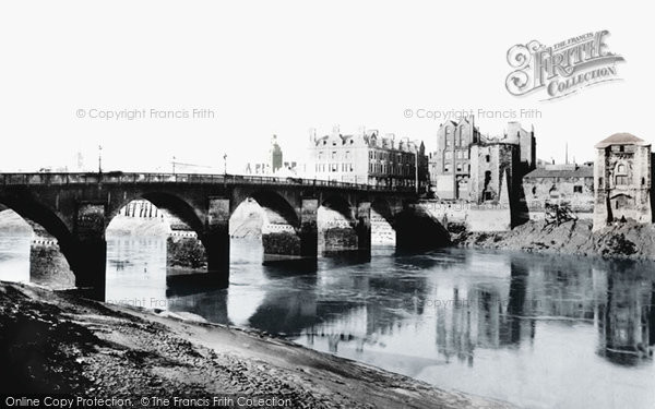 Photo of Newport, The Bridge And Castle 1896