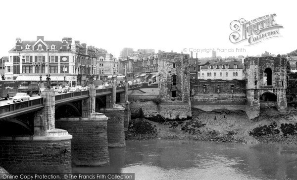 Photo of Newport, The Bridge And Castle c.1960