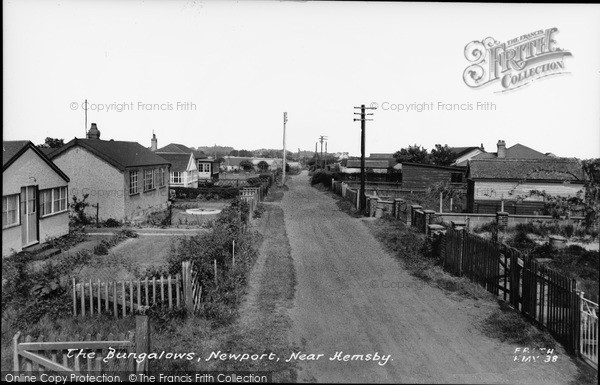 Photo of Newport, The Bungalows c.1955