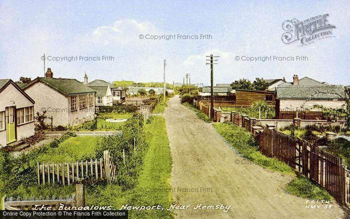 Photo of Newport, The Bungalows c.1955