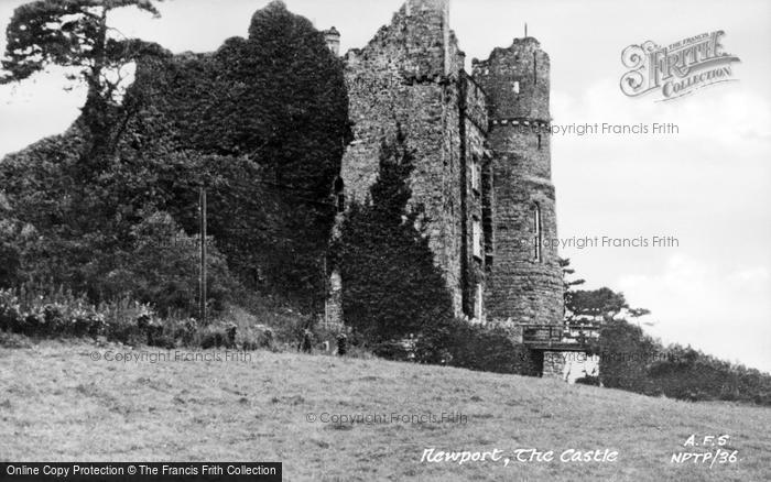 Photo of Newport, The Castle c.1955