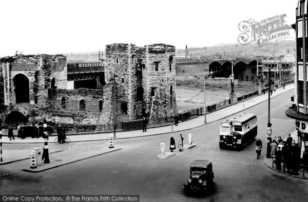 Photo of Newport, The Castle c.1955