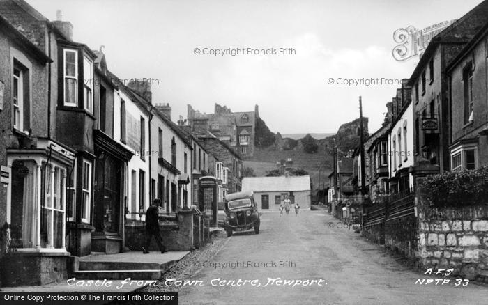 Photo of Newport, The Castle From Town Centre c.1955