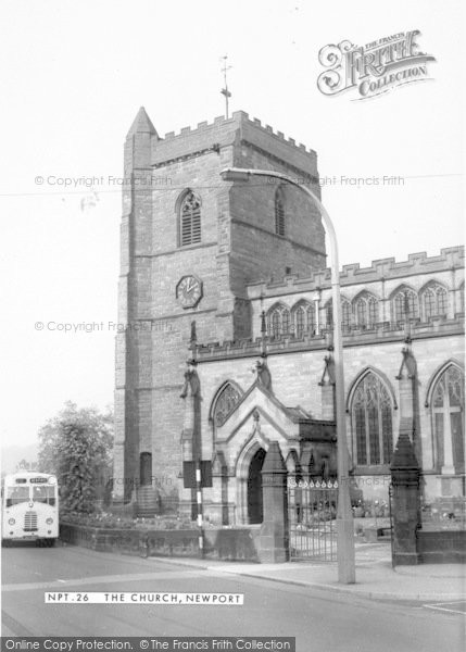 Photo of Newport, The Church c.1960