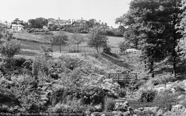 Photo of Newport, The Dell, Beechwood Park c.1955