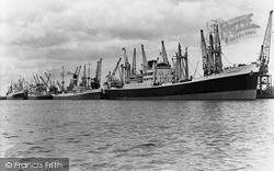 The Docks, South Quay c.1955, Newport