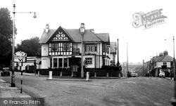 Newport, the Handpost Inn c1955