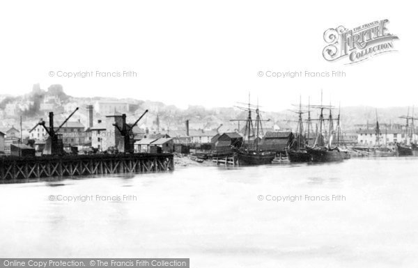 Photo of Newport, Town Reach 1893