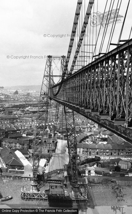 Photo of Newport, View From The Transporter Bridge c.1955