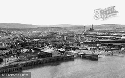 View From Transporter Bridge c.1955, Newport